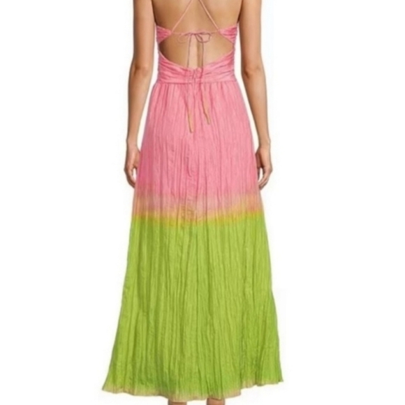 Antonio Melani Pink and Green Maxi Dress - Picture 6 of 6